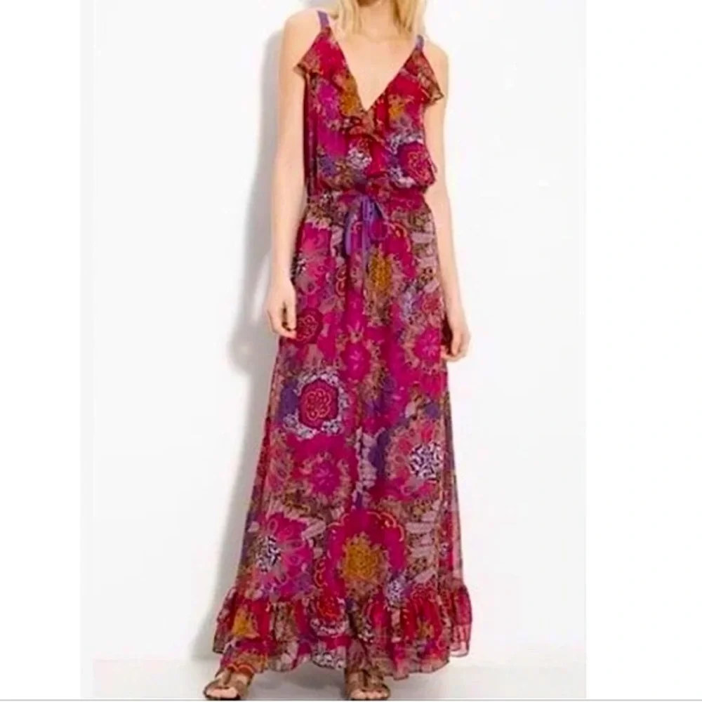 Pure Sugar Floral Butterfly Print Maxi Dress from Nordstrom (Size M) - Picture 1 of 8